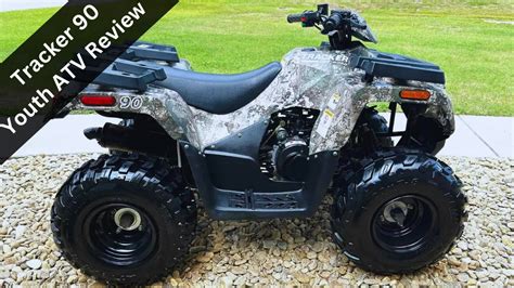 Let your youngster have fun on a utility-inspired two-wheel-drive quad. . Tracker 90 atv reviews